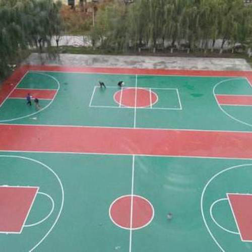 无锡市东湖塘实验小学塑胶篮球场